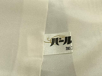 平和屋着物●豪華振袖　絞り　片輪車花蝶文　黒地　金銀彩　正絹　逸品　AABL3600fy