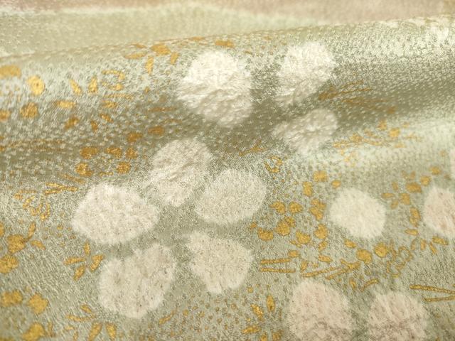 平和屋着物●訪問着　総絞り　遠山重ね文　金彩　正絹　逸品　AABL3611ck