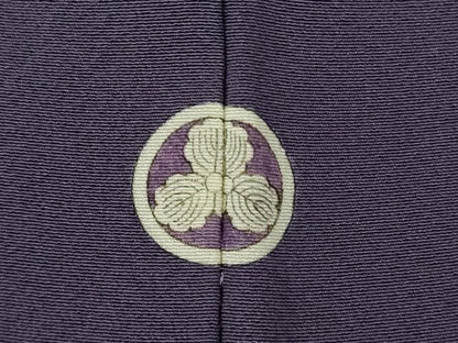 平和屋着物●上質な色無地　濃鼠色　正絹　逸品　AABL3616ck