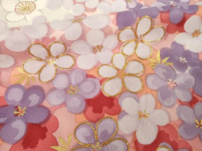 平和屋着物●豪華振袖　駒刺繍　花尽くし　正絹　逸品　AABL3637ck