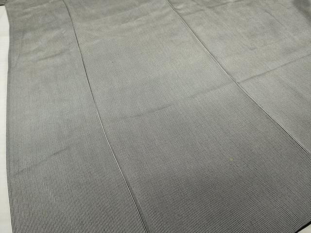 平和屋着物●伝統工芸士　廣瀬雄望　江戸小紋　万筋　黒×白　正絹　逸品　AABL3641ck