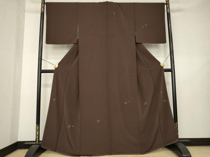 平和屋着物●世界的人形師　辻村寿三郎　ジュサブロー　訪問着　花弁　正絹　逸品　未使用　AABL3645ck