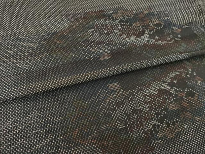 平和屋着物●本場大島紬　9マルキ　エ霞文　正絹　逸品　AABL3647ck