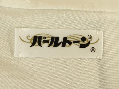 平和屋着物●上質な小紋　総絞り　花丸文　黒地　正絹　逸品　AABL3649ck