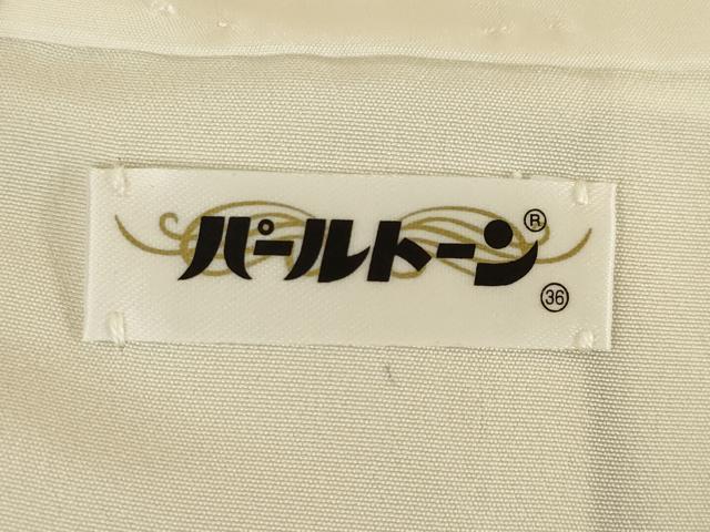 平和屋着物●上質な小紋　総絞り　花丸文　黒地　正絹　逸品　AABL3649ck
