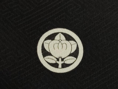 平和屋着物●豪華黒留袖　駒刺繍　橘　金彩　正絹　逸品　AABL3655ck