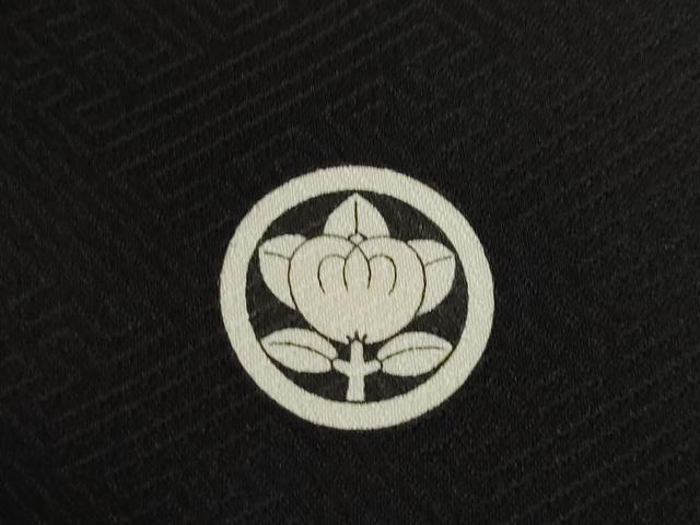 平和屋着物●豪華黒留袖　駒刺繍　橘　金彩　正絹　逸品　AABL3655ck