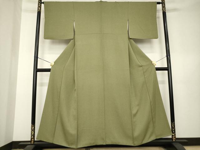 平和屋着物●上質な小紋　幾何学文様　正絹　逸品　AABL3660ck