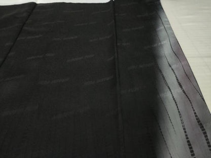 平和屋着物●絞り染色作家　藤井浩　訪問着　竜巻絞り　黒地　まるやま扱い　正絹　逸品　AABL3674ck
