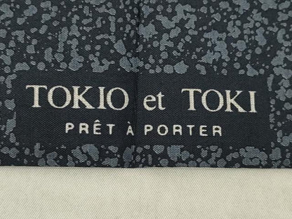平和屋着物●人間国宝 羽田登喜男 TOKIOetTOKI 本場縞大島紬 訪問着 鴛鴦 さつま染織 金彩 証紙付き 正絹 逸品 未使用 AABL3676ck