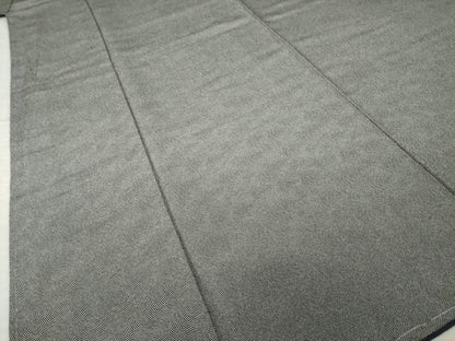 平和屋着物●江戸小紋　鮫小紋柄　黒地　正絹　逸品　AABL3677ck