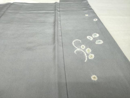 平和屋着物●訪問着　辻が花　絞り　雲取り花文　正絹　逸品　AABL3698ck