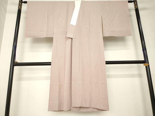 平和屋着物●長襦袢　単衣　七宝花文　やまと誂製　正絹　逸品　AABL3703ck