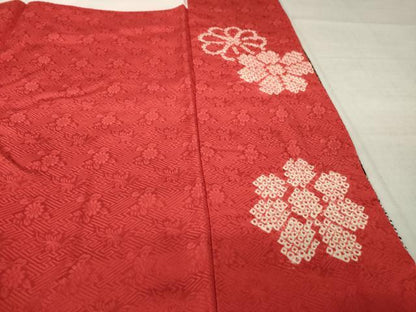 平和屋着物●豪華振袖　総絞り　吉祥舞花文　黒地　正絹　逸品　AABL3707ck