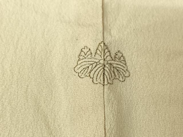 平和屋着物▽訪問着　単衣　駒刺繍　扇面吉祥文　金銀彩　金銀糸　正絹　逸品　AABL3722jh