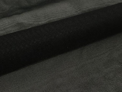 平和屋着物▽羽織　スリーシーズン　春夏秋　塵除け　黒地　正絹　逸品　AABL3727jh