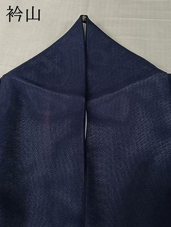 平和屋着物▽訪問着　無双　紗袷　紗×絽　花蝶文　暈し染め　銀彩　正絹　逸品　AABL3728jh