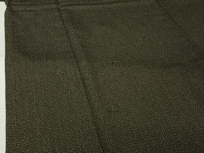 平和屋着物▽男性　お召　単衣　霞文　正絹　逸品　AABL3730jh