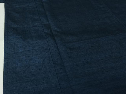 平和屋着物▽男性　紬　単衣　霞文　正絹　逸品　AABL3732jh
