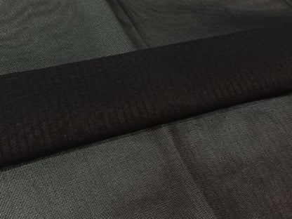 平和屋着物▽羽織　スリーシーズン　春夏秋　塵除け　二部式　黒地　正絹　逸品　AABL3733jh