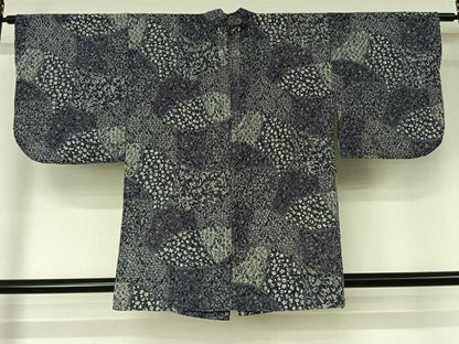 平和屋着物▽道中着　スリーシーズン　春夏秋　塵除け　草花文　AABL3755jh