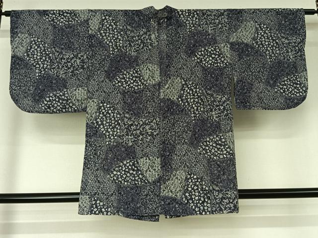平和屋着物▽道中着　スリーシーズン　春夏秋　塵除け　草花文　AABL3755jh