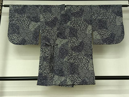 平和屋着物▽道中着　スリーシーズン　春夏秋　塵除け　草花文　AABL3755jh