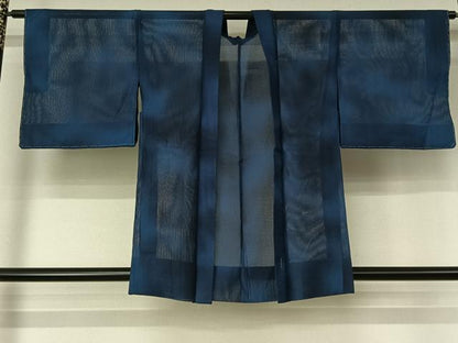 平和屋着物▽羽織　スリーシーズン　春夏秋　塵除け　霞文　正絹　逸品　未使用　AABL3756jh