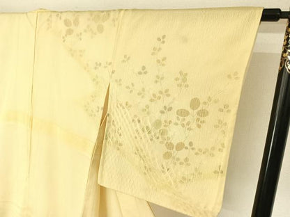 平和屋着物▽訪問着　無双　紗袷　紗×絽　櫛引織　萩文　銀彩　正絹　逸品　AABL3757jh
