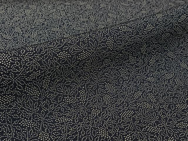 平和屋着物▽江戸小紋　単衣　葡萄唐草文　正絹　逸品　AABL3758jh