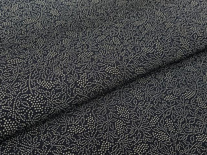 平和屋着物▽江戸小紋　単衣　葡萄唐草文　正絹　逸品　AABL3758jh