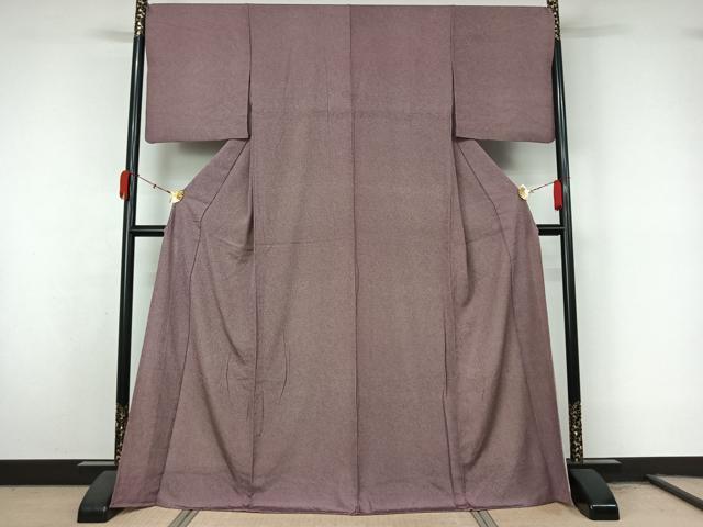 平和屋着物▽江戸小紋　単衣　鮫小紋柄　正絹　逸品　AABL3765jh