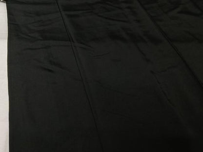 平和屋着物▽男性　黒紋付　単衣　正絹　逸品　AABL3780jh