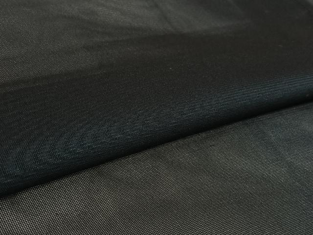 平和屋着物▽羽織　スリーシーズン　春夏秋　塵除け　黒地　正絹　逸品　AABL3817jh