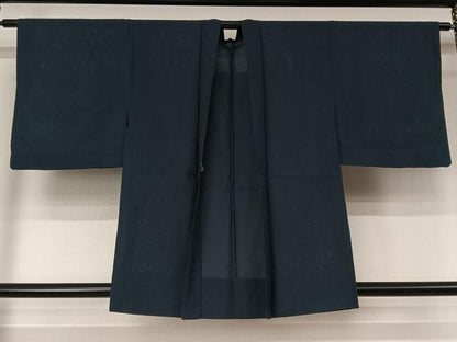 平和屋着物▽羽織　スリーシーズン　春夏秋　塵除け　格子紋紗　正絹　逸品　AABL3819jh