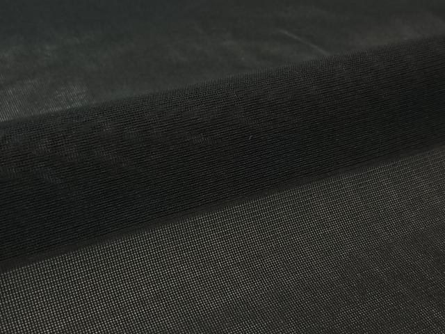 平和屋着物▽羽織　スリーシーズン　春夏秋　塵除け　紗　黒地　正絹　逸品　AABL3830jh