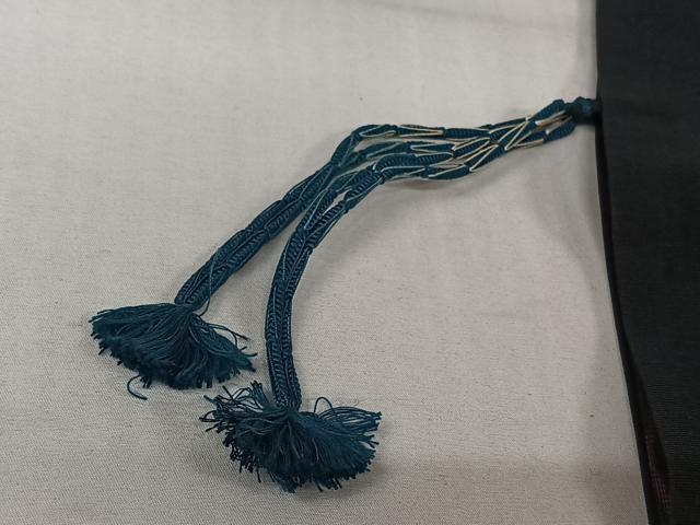 平和屋着物▽羽織　スリーシーズン　春夏秋　塵除け　紗　黒地　正絹　逸品　AABL3830jh
