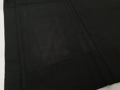 平和屋着物▽羽織　スリーシーズン　春夏秋　塵除け　絽　黒地　正絹　逸品　未使用　AABL3840jh