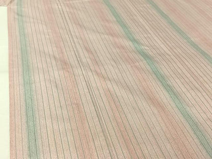 平和屋着物▽本場大島紬　単衣　縞　証紙付き　正絹　逸品　AABL3852jh