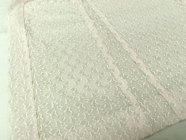 平和屋着物▽羽織　スリーシーズン　春夏秋　塵除け　総レース　舞蝶文　銀糸　洗える着物　AABL3854jh