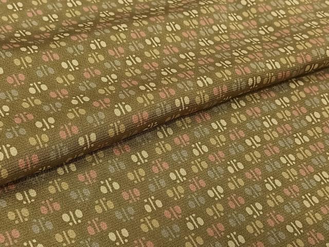 平和屋着物▽江戸小紋　伝承手彫型染め　伊勢型小紋　単衣　遠州椿　反端付き　正絹　逸品　AABL3876jh
