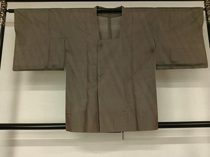 平和屋着物▽道中着　二部式　スリーシーズン　春夏秋　塵除け　霞文　暈し染め　正絹　逸品　AABL3885jh