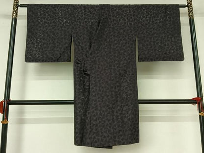 平和屋着物▽道中着　スリーシーズン　春夏秋　塵除け　ハート　ロング丈　正絹　逸品　AABL3889jh