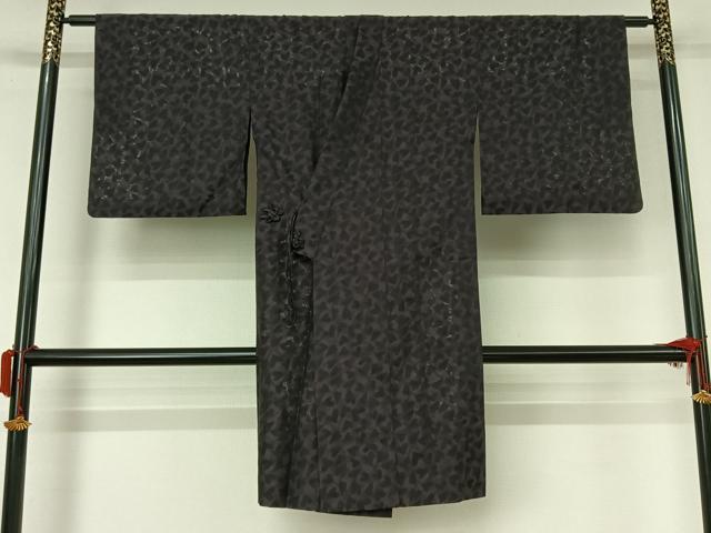 平和屋着物▽道中着　スリーシーズン　春夏秋　塵除け　ハート　ロング丈　正絹　逸品　AABL3889jh