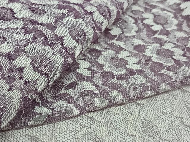 平和屋着物▽羽織　スリーシーズン　春夏秋　塵除け　総レース　草花文　銀糸　洗える着物　AABL3891jh