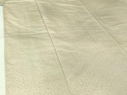 平和屋着物▽上質な紬　単衣　霞文　正絹　逸品　AABL3895jh