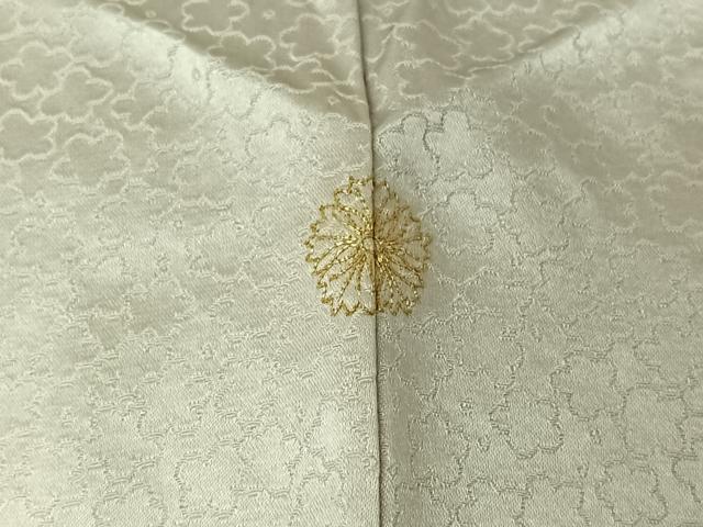 平和屋着物▽訪問着　単衣　絞り　刺繍　地紙花文　金糸　金彩　正絹　逸品　AABL3898jh