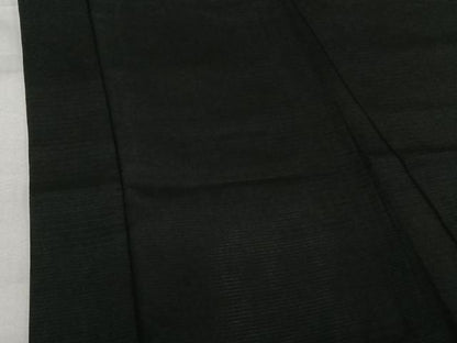 平和屋着物▽男性　黒紋付　長羽織　スリーシーズン　春夏秋　塵除け　正絹　逸品　AABL3901jh