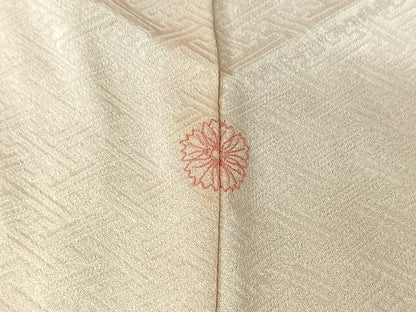 平和屋着物▽訪問着　単衣　絞り　刺繍　草花文　金彩　正絹　逸品　AABL3915jh