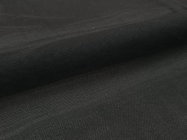 平和屋着物▽羽織　スリーシーズン　春夏秋　塵除け　流水文　黒地　正絹　逸品　AABL3921jh